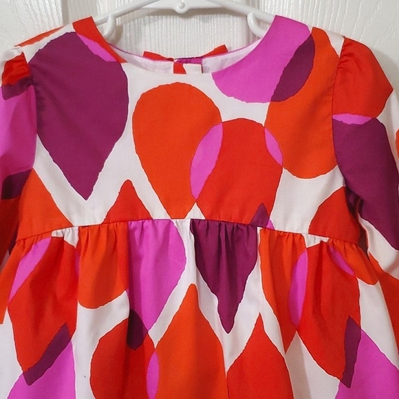Gymboree Colorful Berry Orange Pink Cream Long Sleeve Top Toddler Girls Size 4T - Picture 5 of 9
